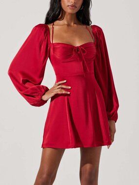 ASTR the Label Deep Vivian Mini Dress Size Small 36882